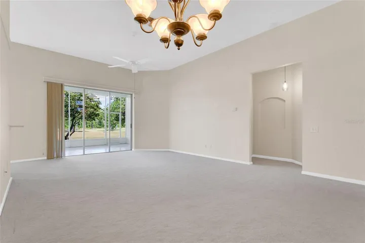 Living Room to Exterior Back Porch