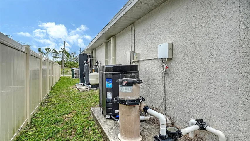 Pool equipment and heater