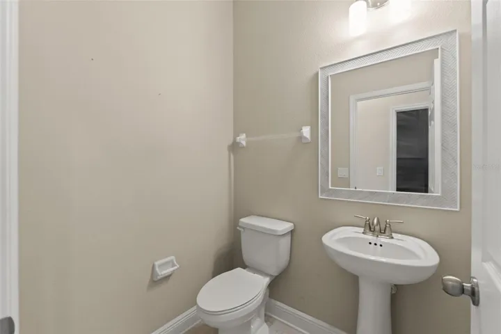 downstairs half bathroom