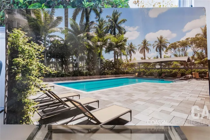 New pool rendering