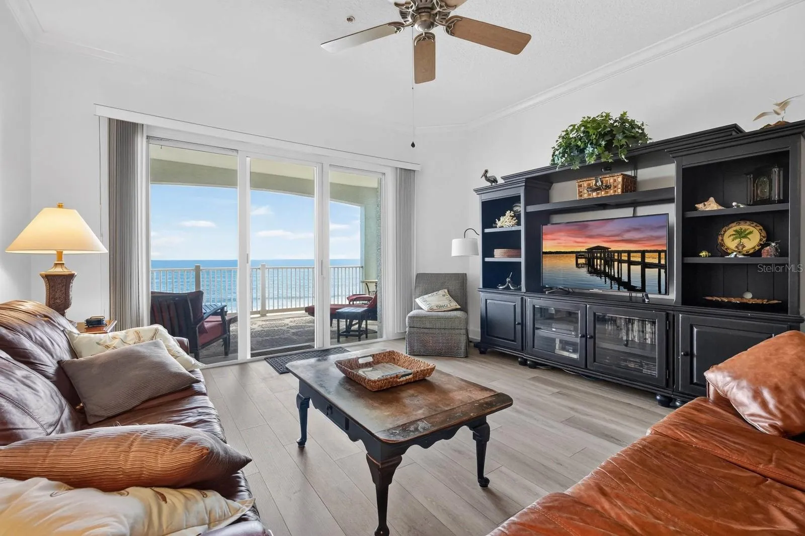 Open living with expansive ocean view.