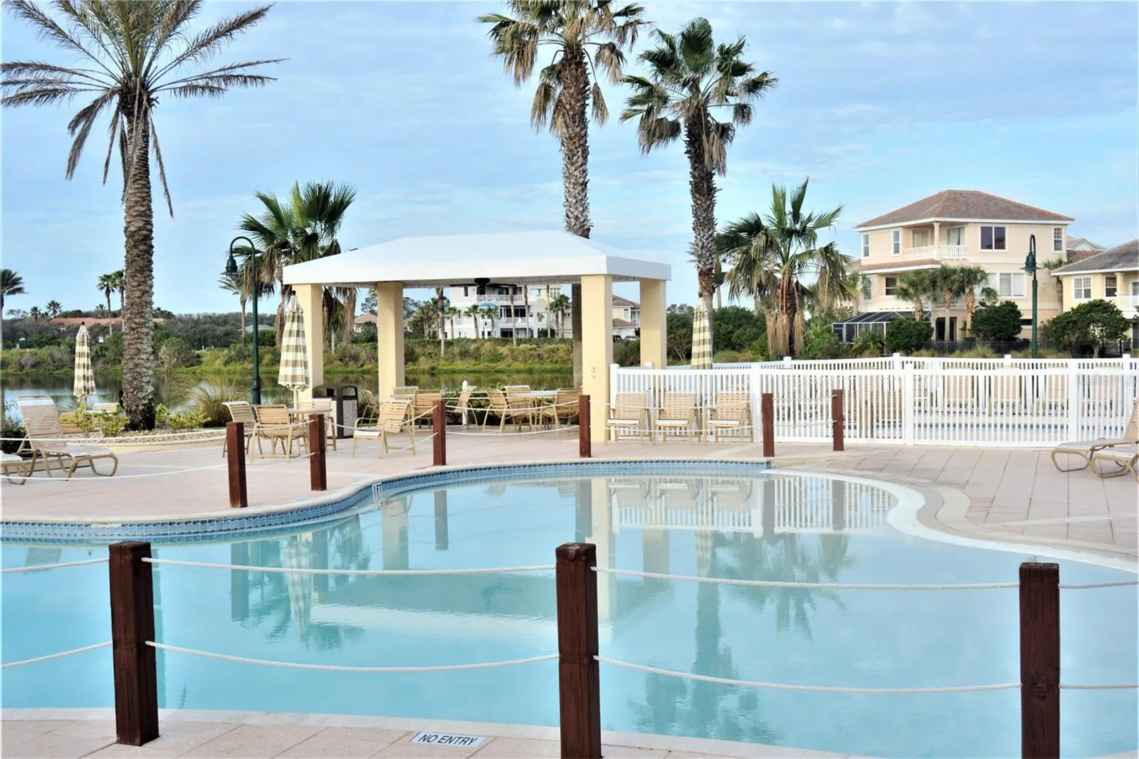 Lakeside pool.