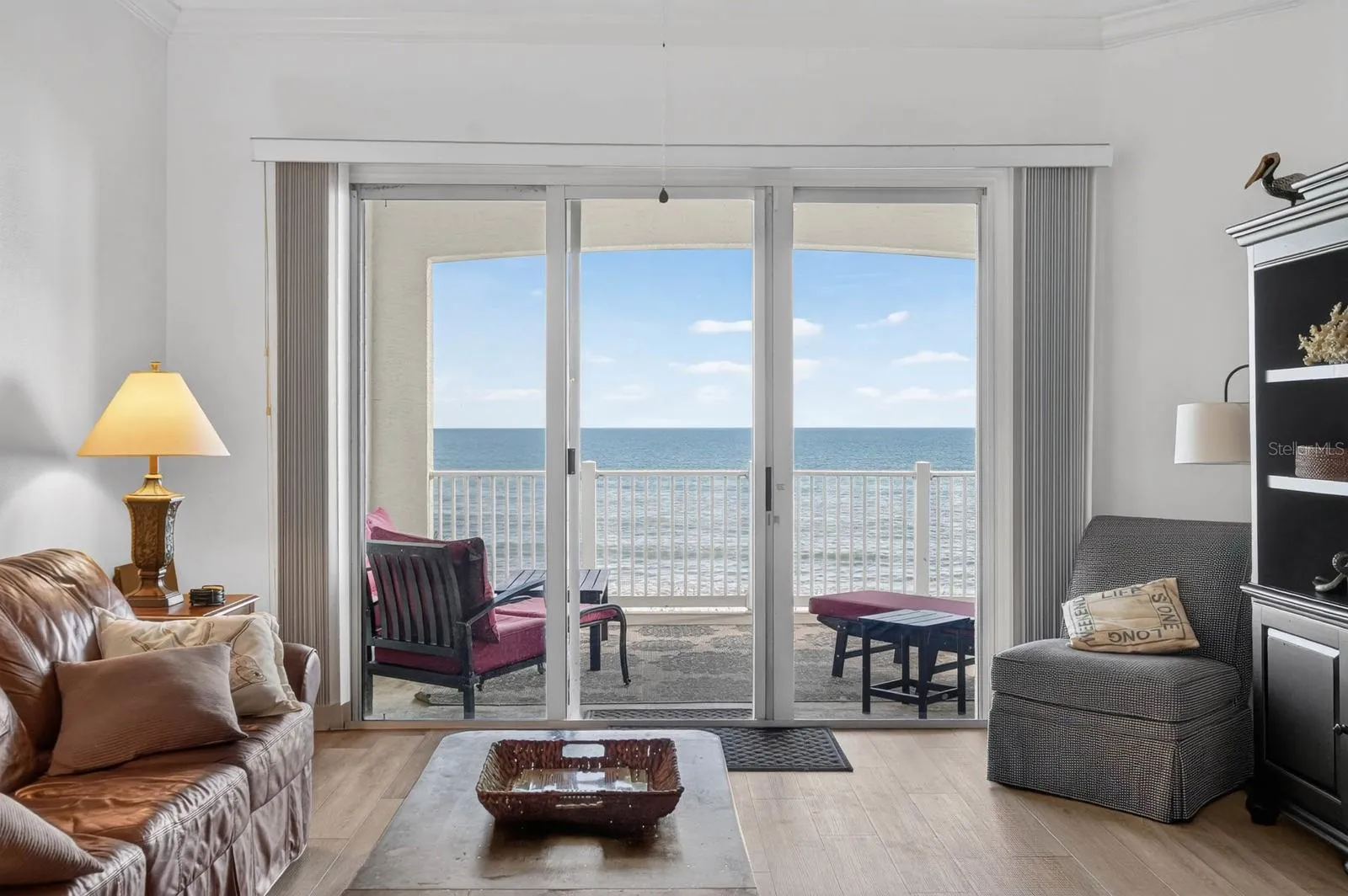 Balcony on the ocean.