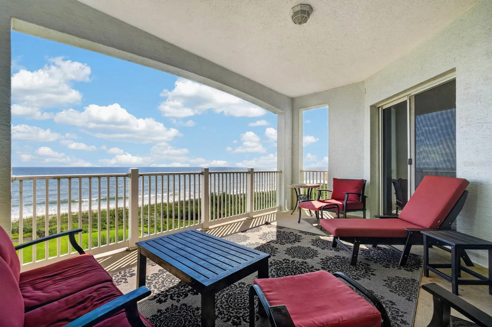 Enjoy morning coffee with a southerly view.