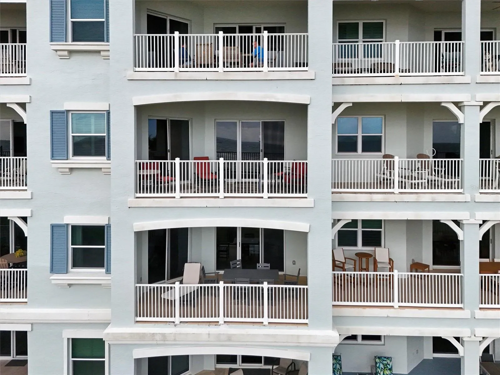 Ocean front balcony.