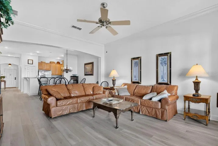 Comfortable living for family and guests.