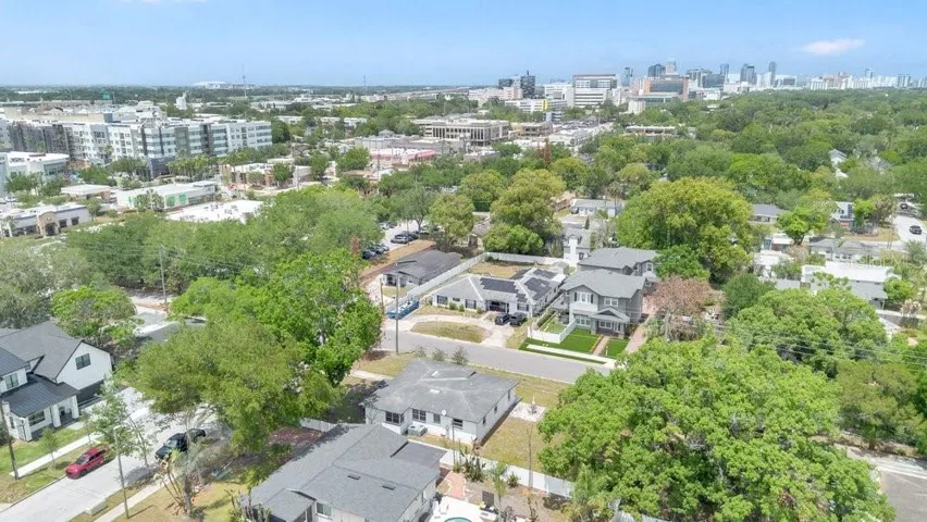 Drone Image Downtown Proximity