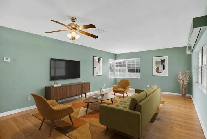 Virtually Staged Living Room