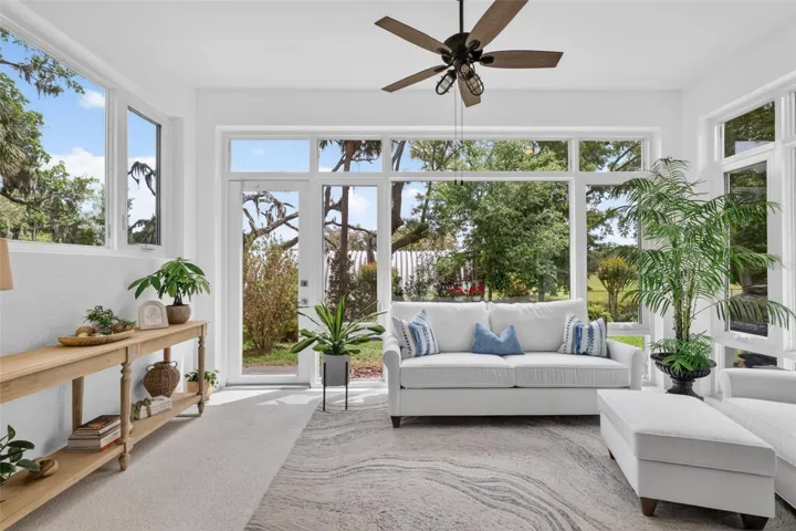 Hours will be spent daily in this spectacular four season Florida room with its own A/C.