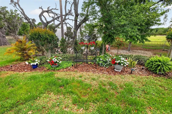 Recent tree planting will mature, offering exceptional privacy from the farm's barn.