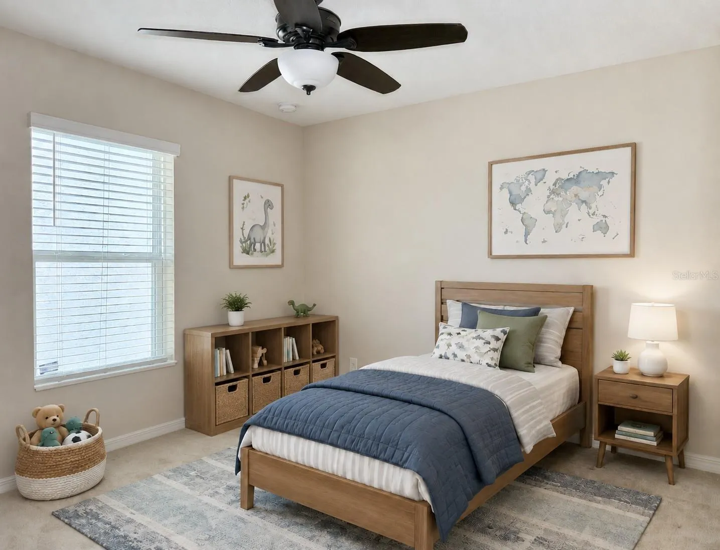Staged - 2nd Bedroom