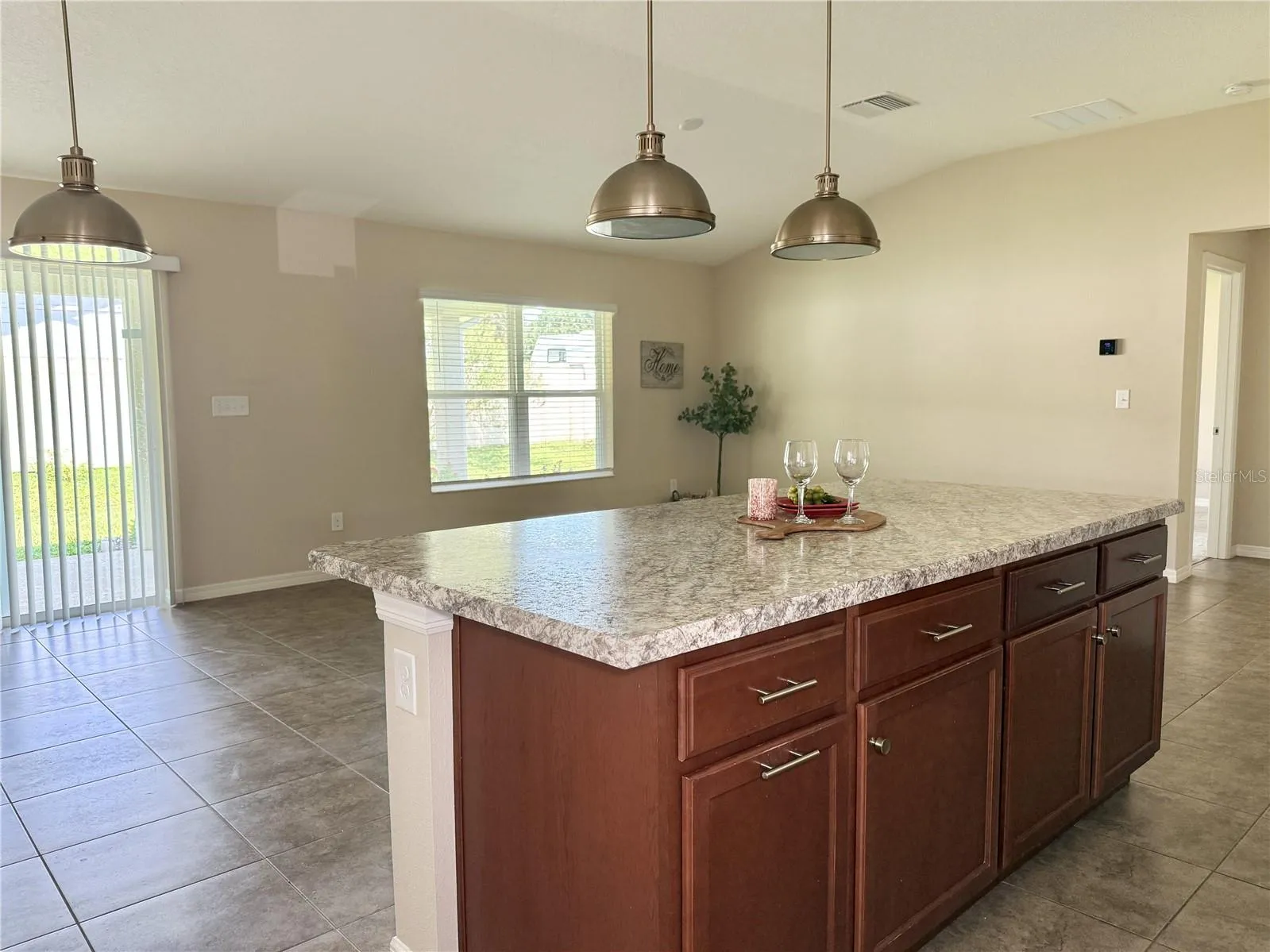 Kitchen and Living Area