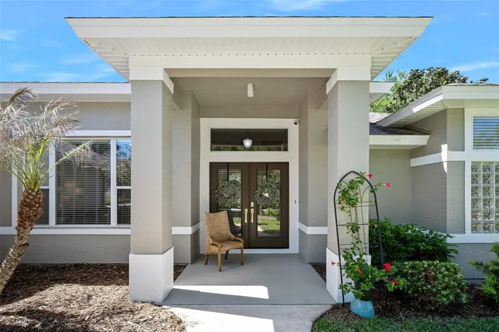 Welcoming front porch