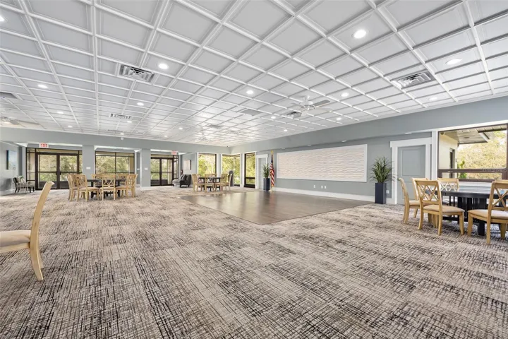 Clubhouse social area