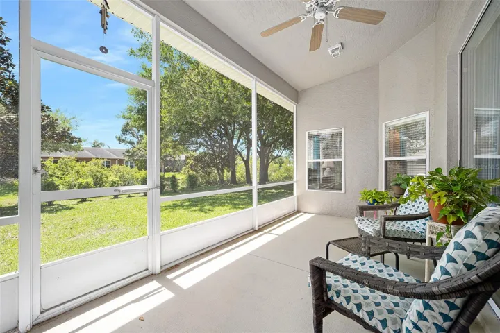 Watch the sunset from screened lanai