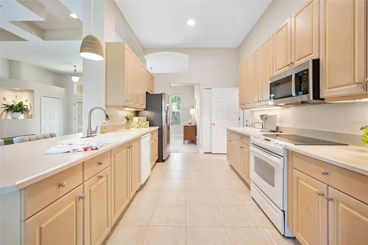Large pantry behind door