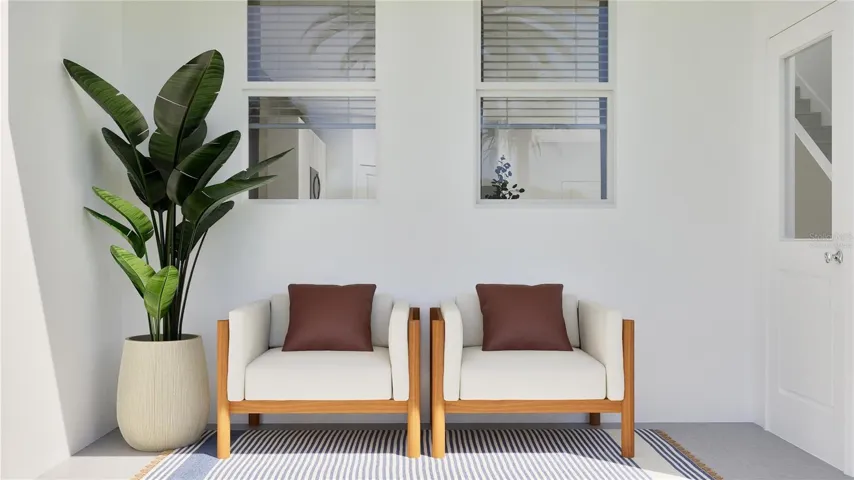 Virtually staged. Lanai