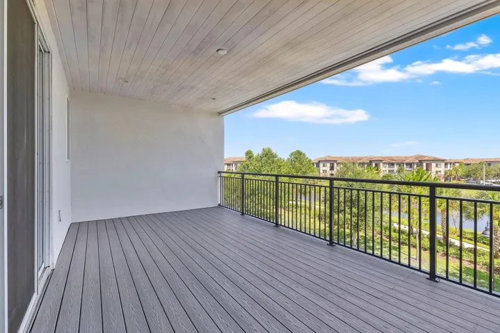 3rd floor balcony off the Primary Suite