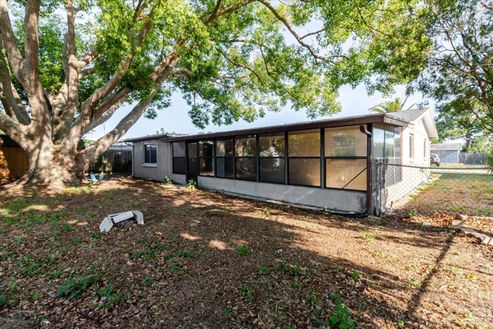 Back Of The House In The Back Yard