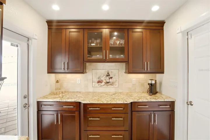 Dry Bar in kitchen