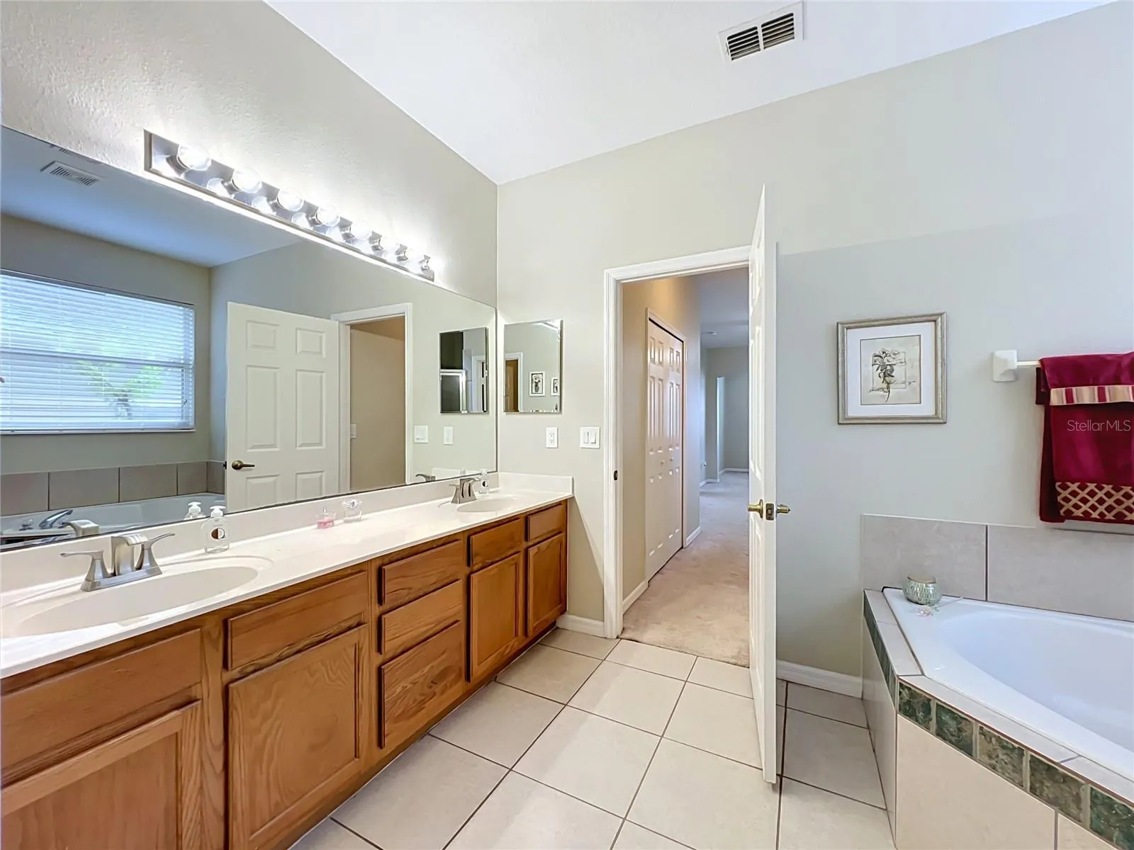 Private suite on one side of the home