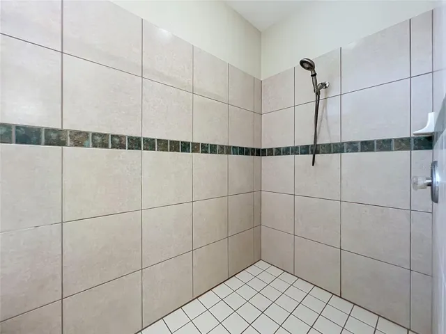 TIled shower