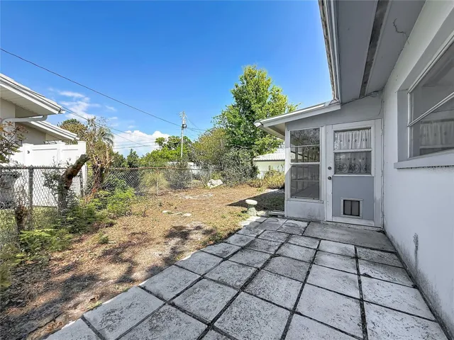 Rear Patio