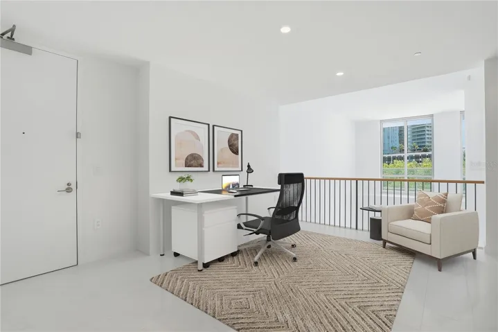 Loft Virtually Staged as Office