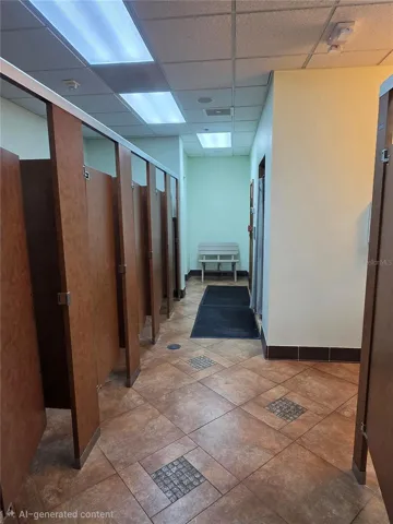 women's bathroom with sauna
