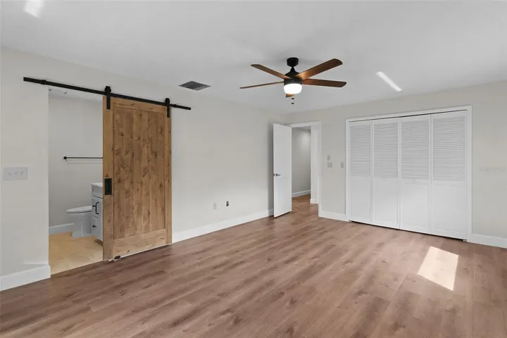 3rd bedroom down hall with full bath