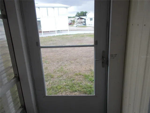 Door to backyard