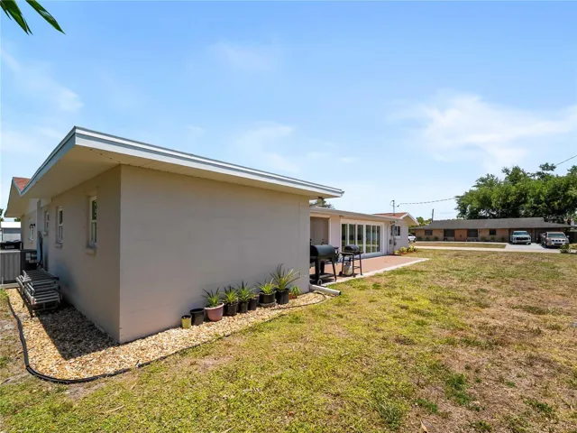 East side of home