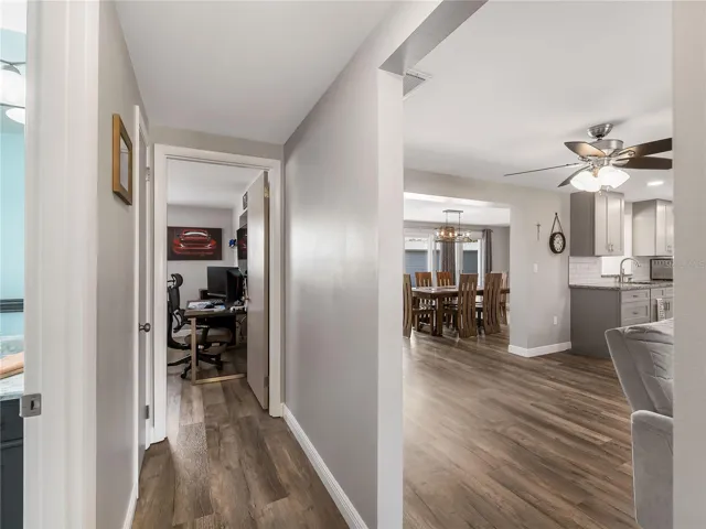 Hall to two additional bedrooms