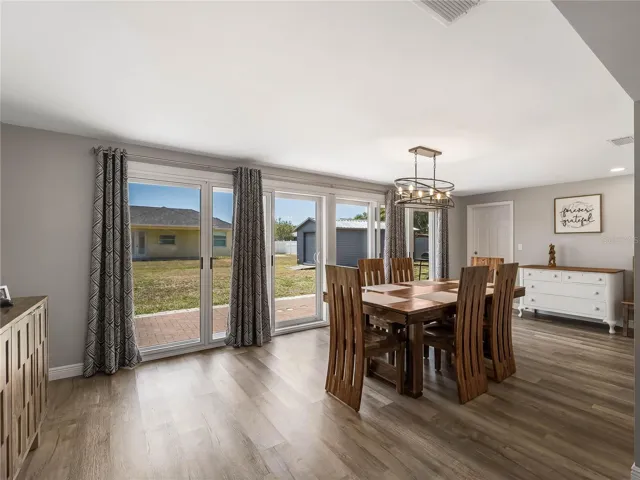 Dining room made for entertaining