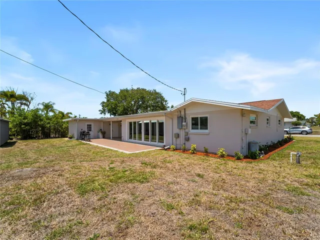 Rear of home