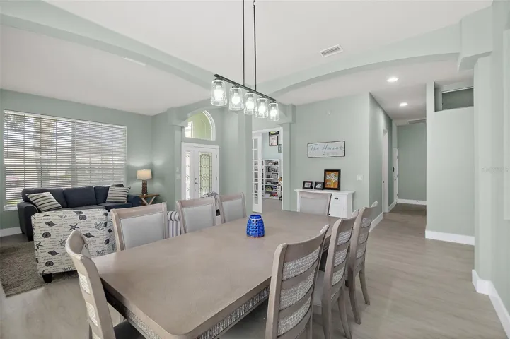 Formal living room and dining room