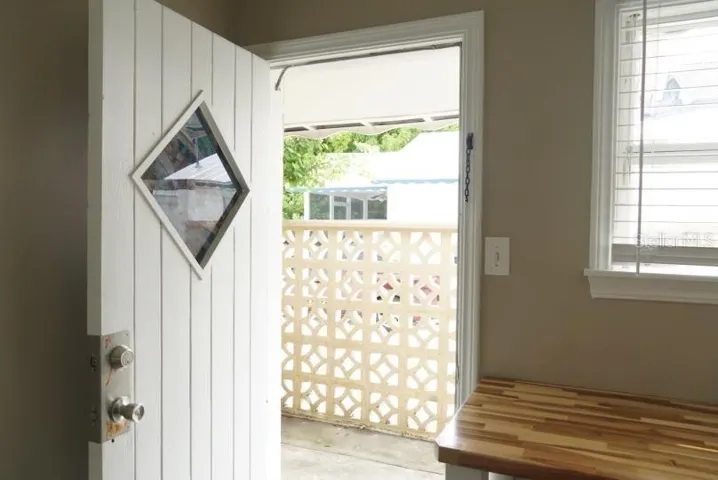 Kitchen back door of unit 1 on 1761 siesta dr | 1761 Siesta Drive, 1760 & 1762 Wisconsin, Sarasota, FL 34239