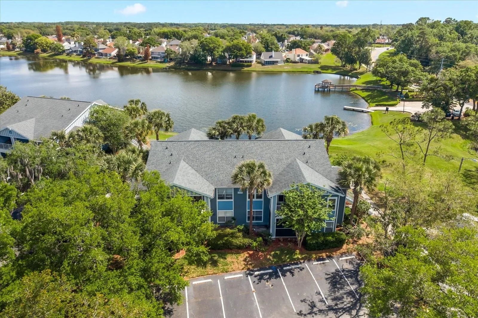 1st floor unit in building 35. Lakefront building, community dock in backyard.
