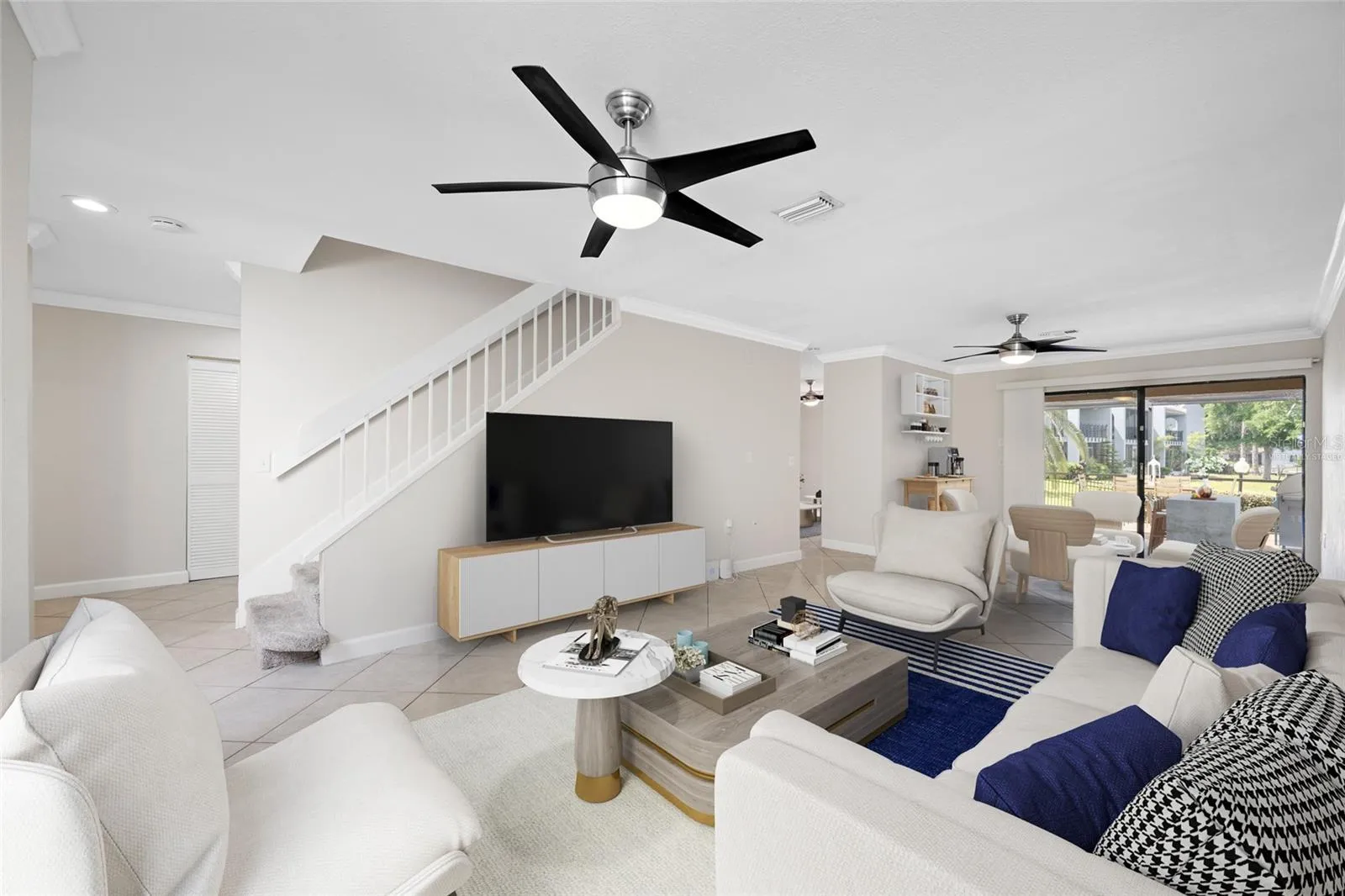 Virtually Staged -Living Dining Room Option