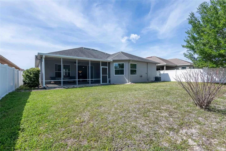 Rear of home