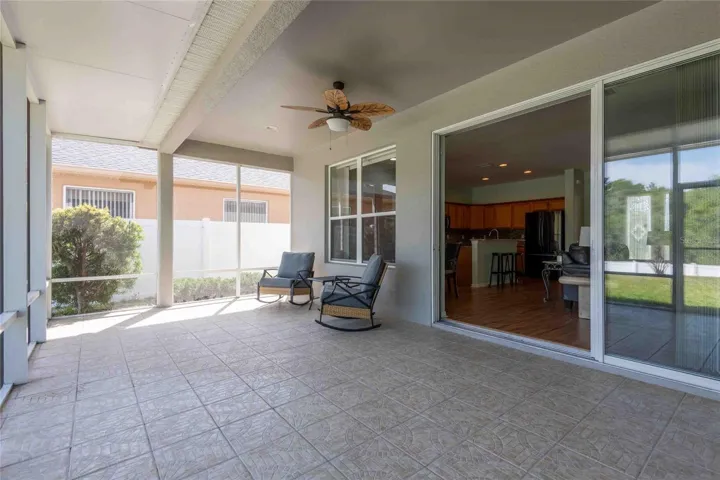 Recess sliding doors to let the cool air in.