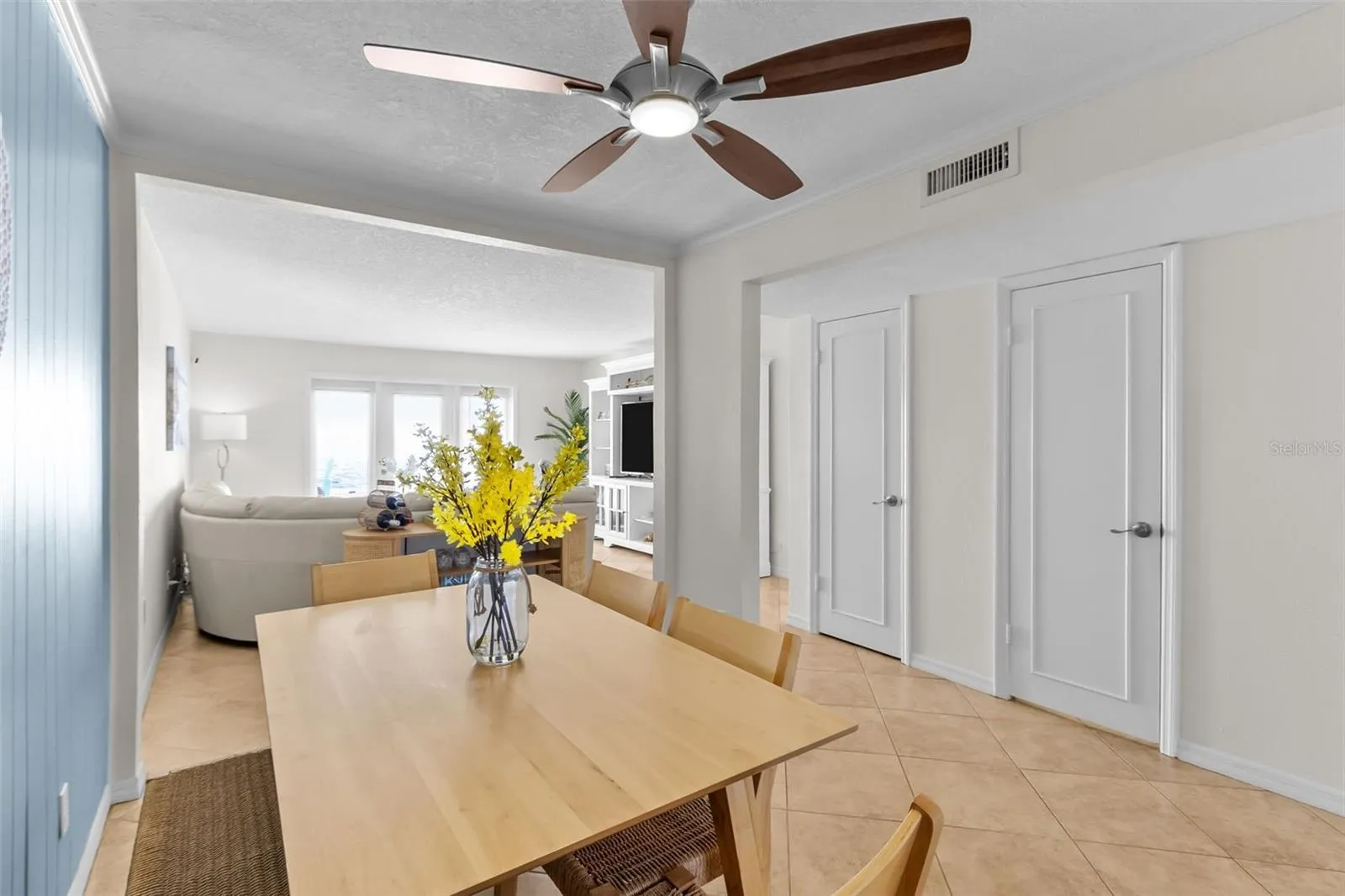View from kitchen entry