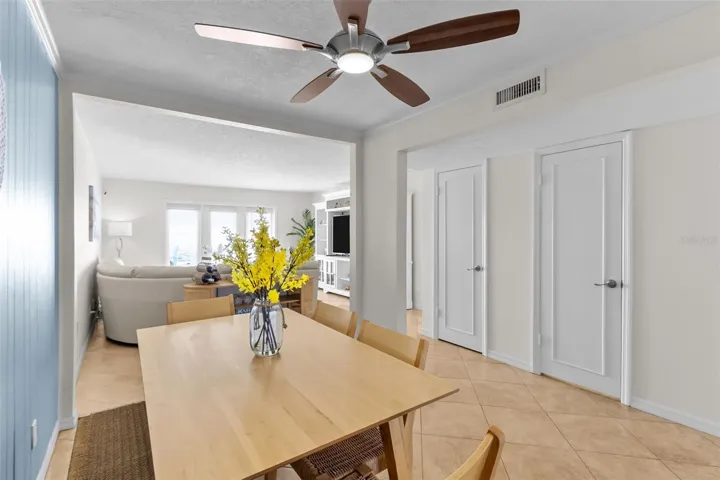 View from kitchen entry