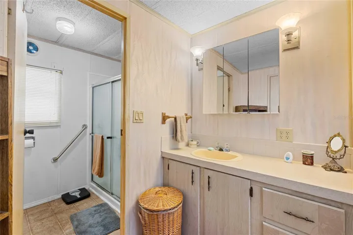 Primary bathroom.