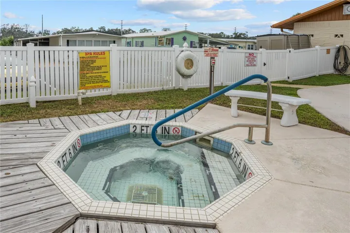 Community hot tub.