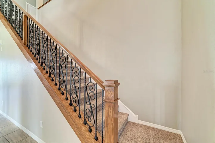 Staircase upstairs