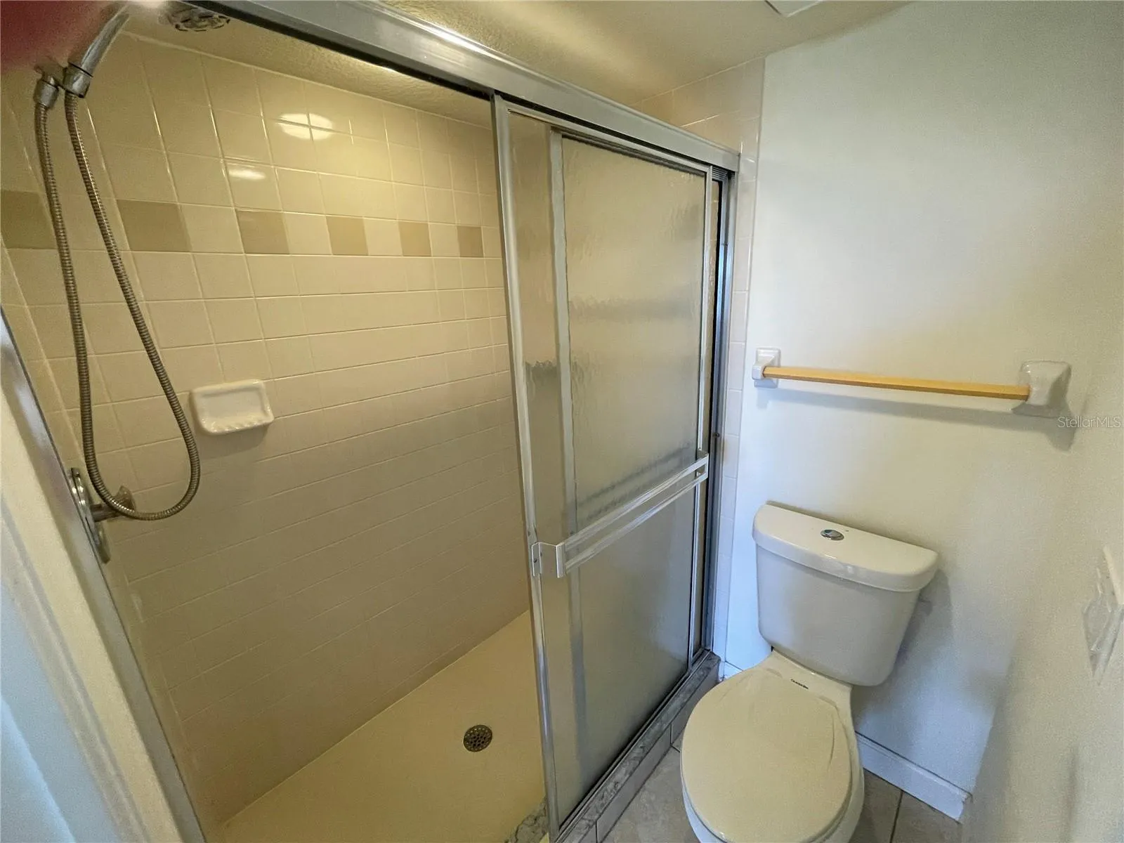 Separate shower water closet