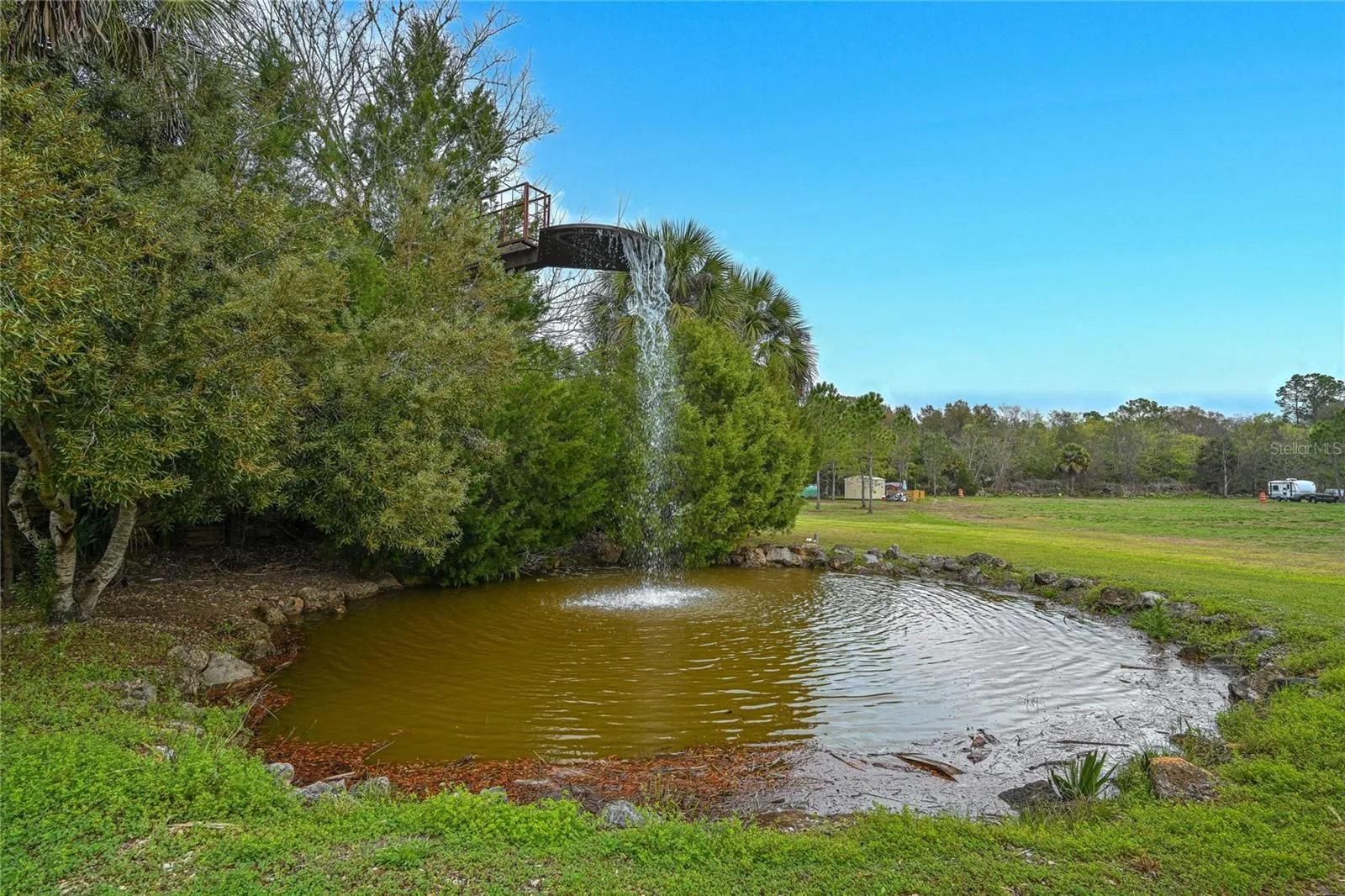 Pond and Fountain