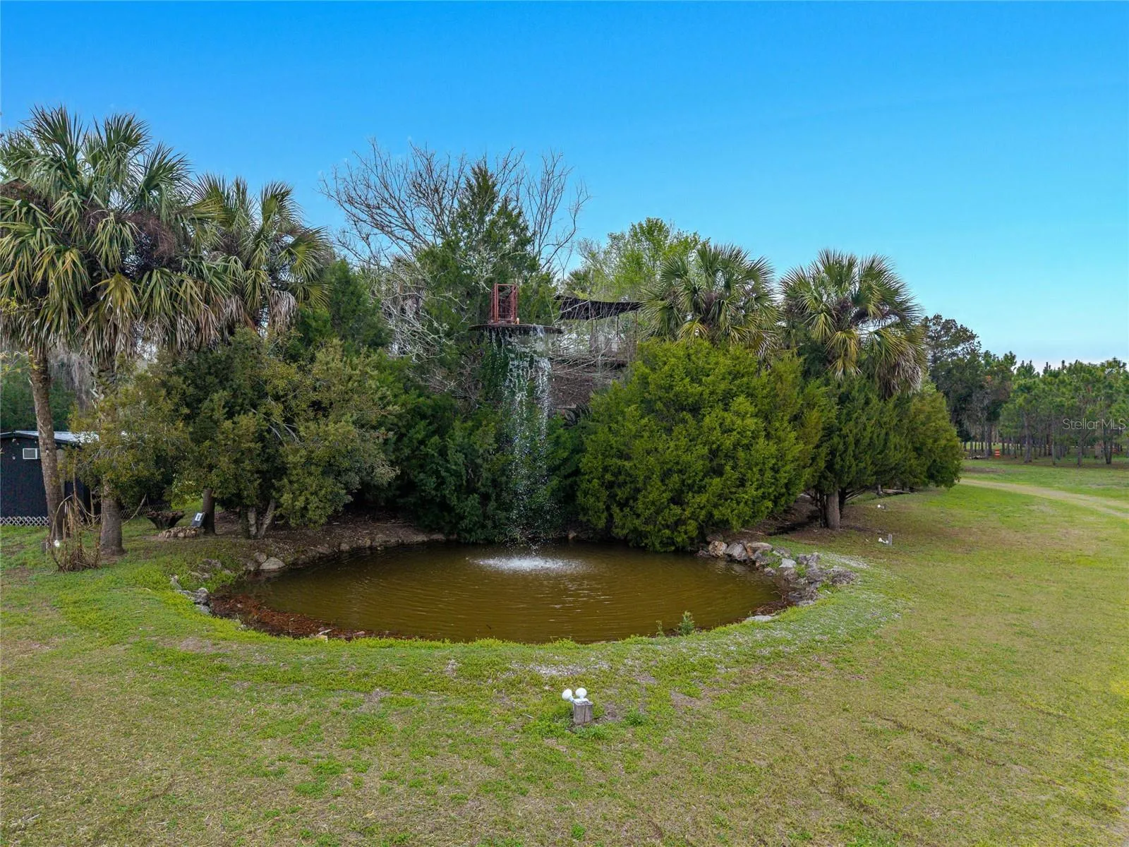 Pond and Fountain