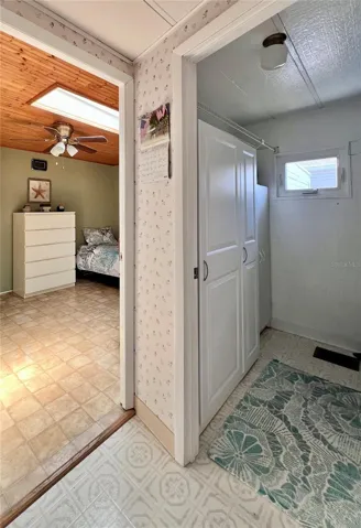 Hall walk in closet and 2nd bedroom